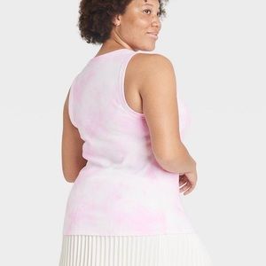 A New Day Tie-Dye Rib Tank Top